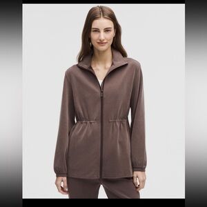 Lululemon Softstreme Cinch Waist Full Zip Jacket